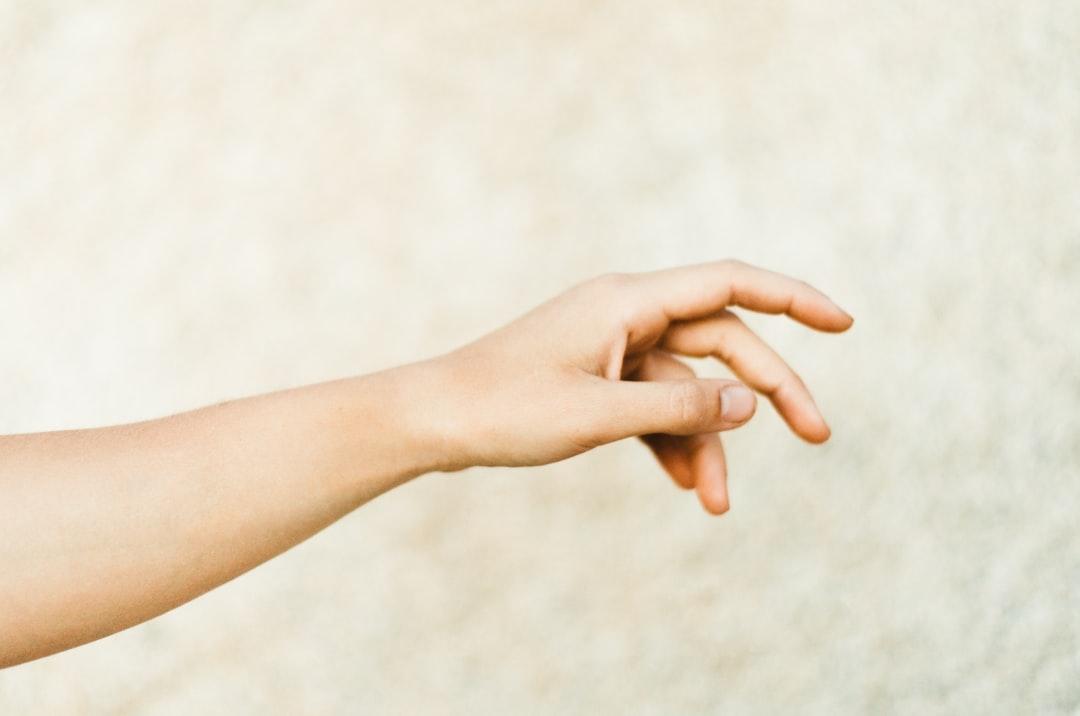 Left human hand from Adrien King on Unsplash