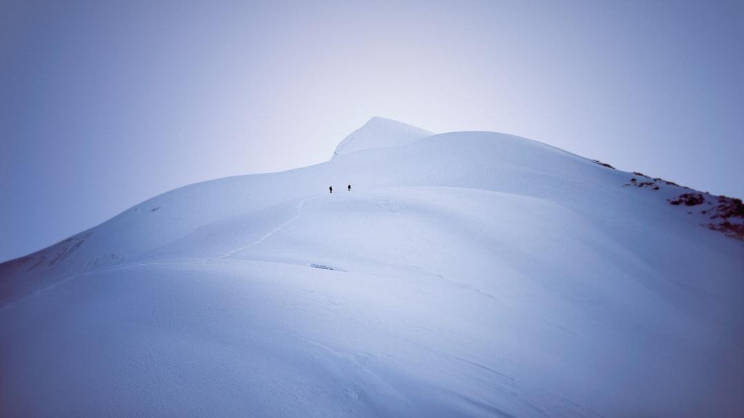 Person on white snow covered mountain from Simon Berger on Unsplash