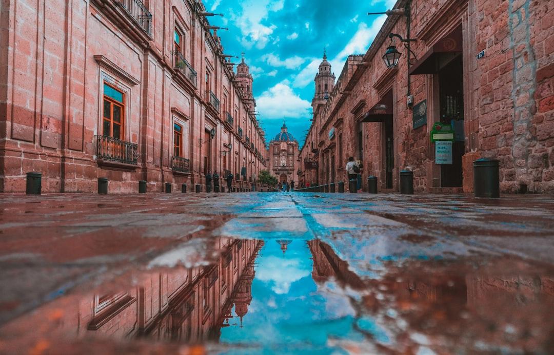 Empty alley with buildings on side under blue sky from Jezael Melgoza on Unsplash WHO tổ chức Hội nghị khoa học khẩn cấp về cúm lợn