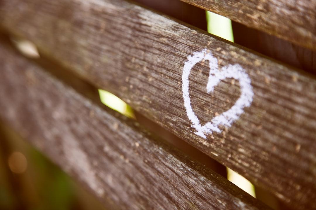 Brown wooden panel with white heart from Jamez Picard on Unsplash
