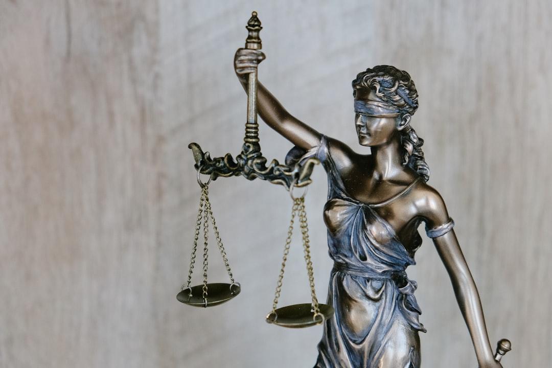 Woman holding sword statue during daytime from Tingey Injury Law Firm on Unsplash