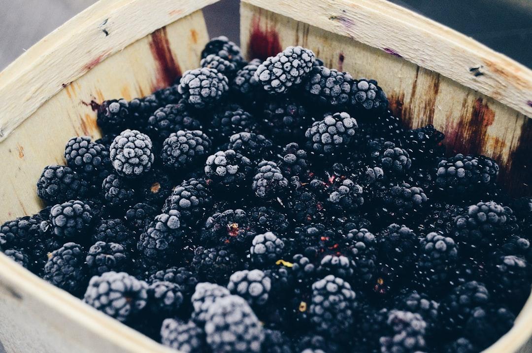 Photo of blackberry fruits from Nick Sarro on Unsplash 6 lý do nên uống nước quả ép