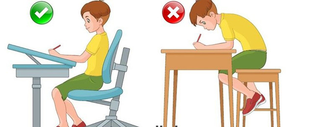 Phòng đề phòng cong vẹo cột sống trong học đường - Ảnh 1.